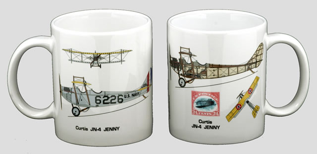 Cutaway Design Mug - Curtiss JN-4 Jenny (Navy)